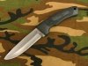 Nóż Hunter Fox Outdoor - Wytrzymały nóż survivalowy z ergonomiczną gumową rękojeścią i stalą nierdzewną, do outdooru i survivalu - 12 cm - Model 042-006